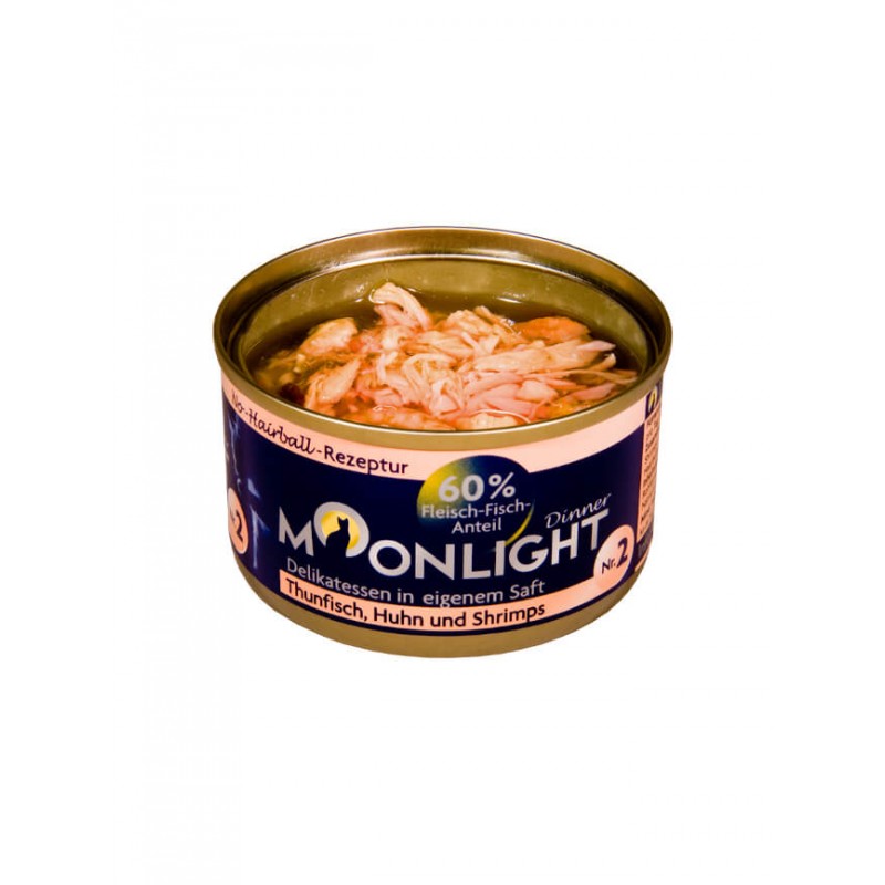 Alimentation naturelle thon, poulet & crevette Moonlight Alimentation naturelle thon, poulet & crevette Moonlight