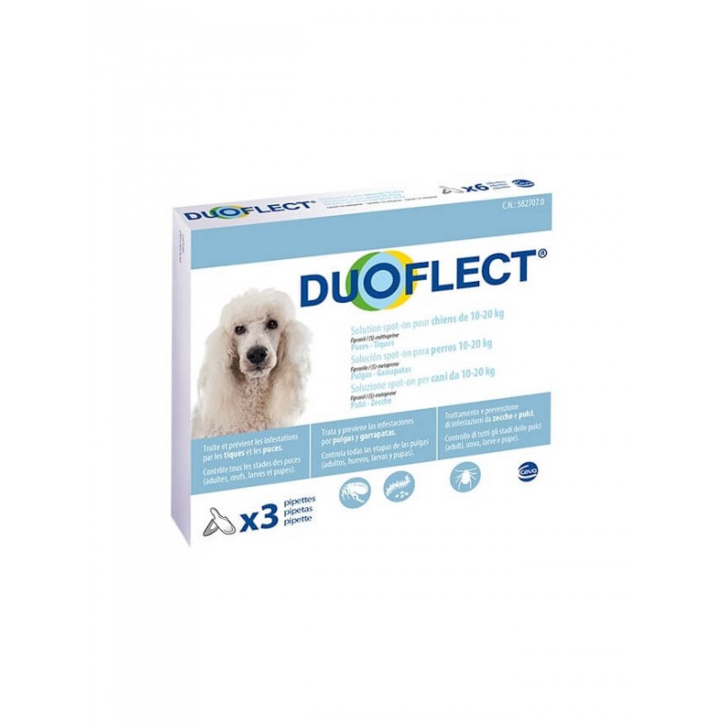 Pipettes Antiparasites Duoflect - Chien 10 Ã 20 kg-DUOFLECT- Pipettes Antiparasites Duoflect - Chien 10 Ã 20 kg-DUOFLECT-