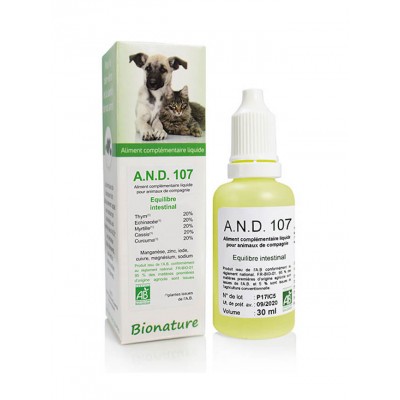 A.N.D A.N.D 107 Equilibre transit intestinal 30 ml 3AND107