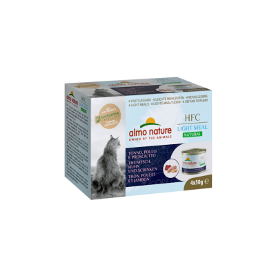 Almo Nature Menu Light Meal Thon, poulet & jambon 4 x 50 g Almo Nature ALC552MEGA