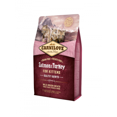 Carnilove Croquettes Carnilove Grain Free Kitten Saumon & Dinde 170196