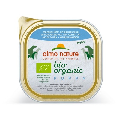 Almo Nature Pâtée BioOrganic Puppy Poulet & Lait Almo Nature 300 g ALD330