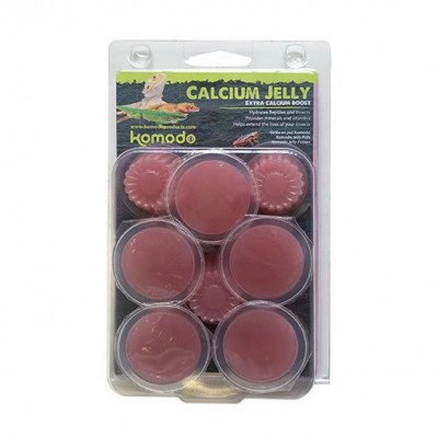 Komodo Gelées Reptiles / Insectes Lot de 8 Jelly Pots Calcium Komodo 83272