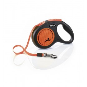 Laisse enrouleur Flexi Néon Tape 76885