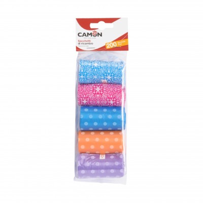 Camon Petits sachets multicolores Ramasse-Crottes Camon B523/E1
