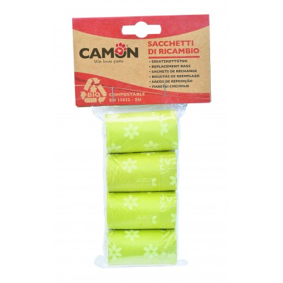 Camon Sachets Verts Biodégradables Ramasse-Crottes Camon B530/A