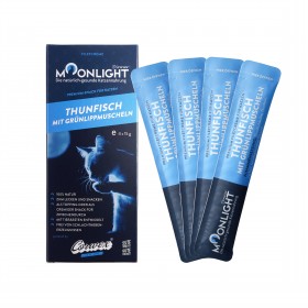 Friandise Chat 'Filetcreme Thon & Moule Verte' | Moonlight - Emballage