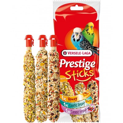 Trio de Sticks au Miel, Fruits Exotiques et Fruits des bois pour Perruches - Versele-Laga 422321