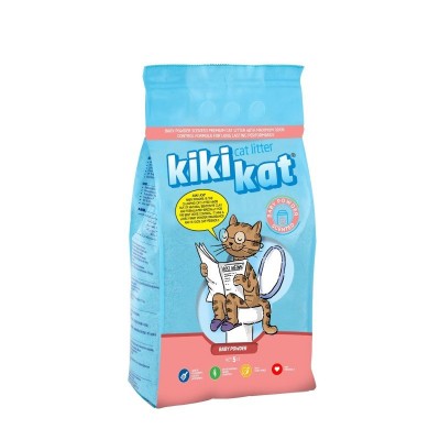 Litière pour Chat Kiki Kat Baby Powder 10L