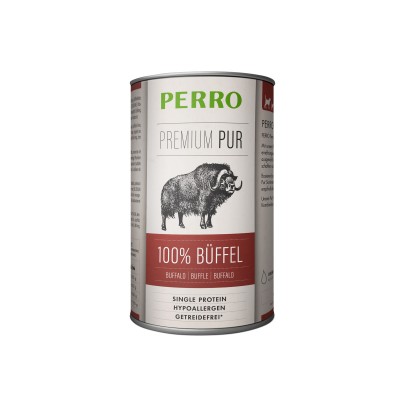 Pâtée pour Chien 'Premium Pur 100 % Buffle' | Perro - Boîte de 410 g