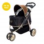 Poussette Chien et Chat 'Monarch' Gold | Ibiyaya - Poids Max