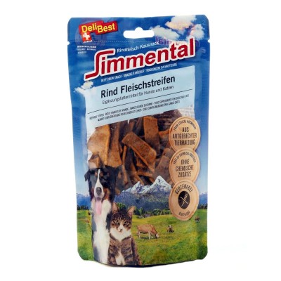 Friandise Chien 'Lanière de Viande de Bœuf Simmental' | DeliBest - Emballage