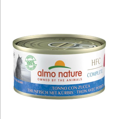 Pâtée Chat 'HFC Complete Thon avec Potiron' | Almo Nature - Boîte de 70 g