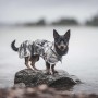 Veste Chien 'Imperméable Visibilité & Récupération' Camo | PAIKKA - Mer