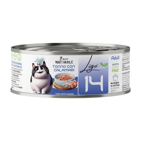 Pâtée Chat 'Naturel N. 14 Thon & Calmars' | Ligo Nature
