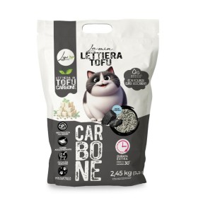 Litière Végétale Chat 'Tofu Charbon' | Ligo Nature - Sac de 5,5 Litres