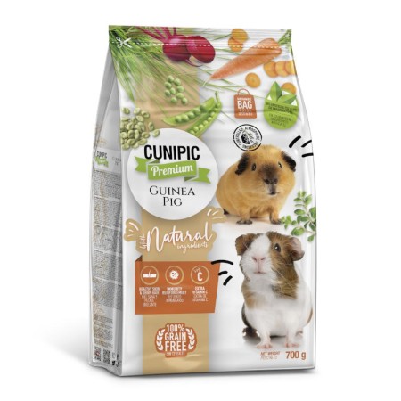 Nourriture pour Cochon d'Inde 'Premium' | Cunipic - Sac de 700 g - Avant