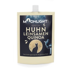 Friandise Chat 'Feine Jus Poulet Lin Quinoa' | Moonlight - Sachet de 60 g