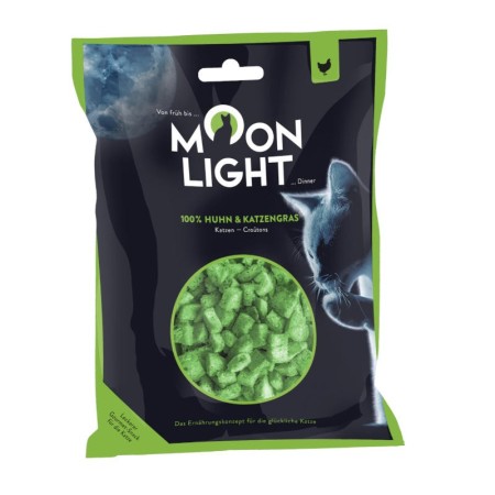 Friandise Chat 'Croûtons Poulet & Herbe à Chat' | Moonlight
