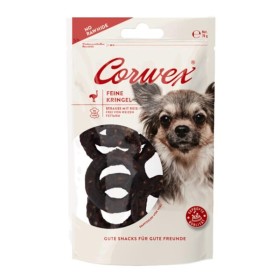 Friandise Chien 'Petits Anneaux Autruche et Riz' | Corwex - Sachet de 70 g