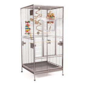 Volière pour Perroquets 'New Arkansas I' | Montana Cages - Couleur Gris Platinum