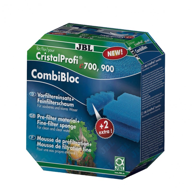Mousse bleu JBL CombiBloc CristalProfi e Mousse bleu JBL CombiBloc CristalProfi e