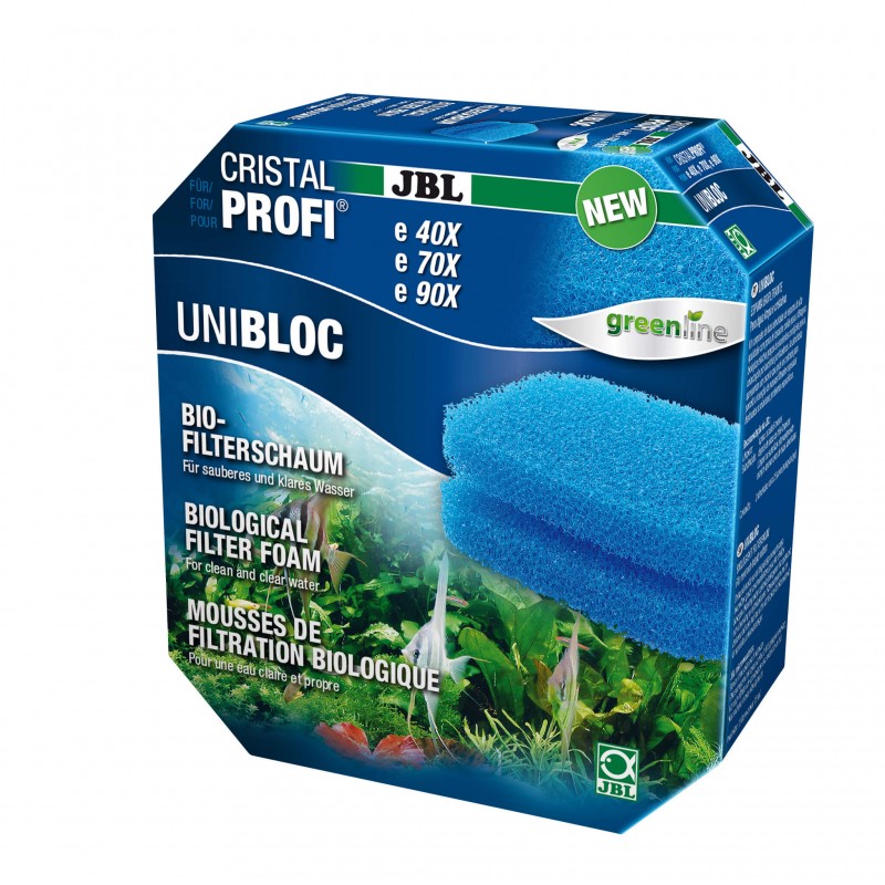 Mousse bleu JBL CristalProfi e UniBloc Mousse bleu JBL CristalProfi e UniBloc