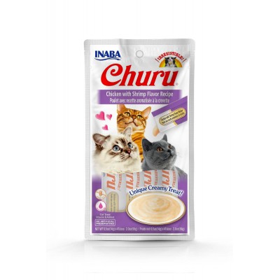 Inaba Crème à lécher Churu poulet & crevettes 70 g 200020