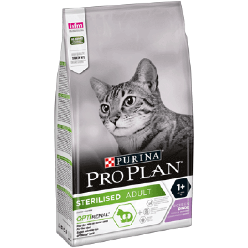 Croquettes Proplan Sterilised Adult riche en Dinde Croquettes Proplan Sterilised Adult riche en Dinde