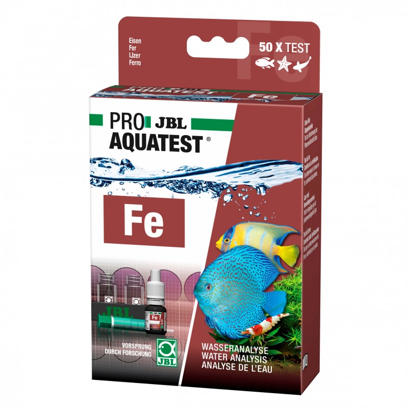 Tests d’eau JBL ProAquaTest Fe Fer Tests d’eau JBL ProAquaTest Fe Fer