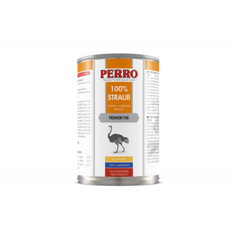 Paté Perro Premium Pur - Autruche Paté Perro Premium Pur - Autruche