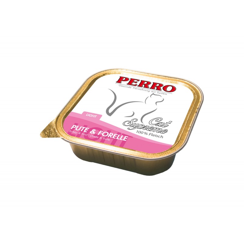 Pâtée Perro Cat Supreme Light Dinde & Truite Pâtée Perro Cat Supreme Light Dinde & Truite