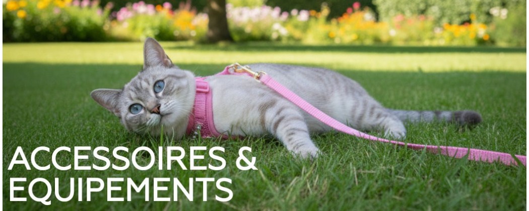 Colliers & harnais pour chats au meilleur prix !