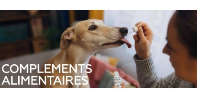 → Compléments alimentaires pour chien - Vitamines, Suppléments...