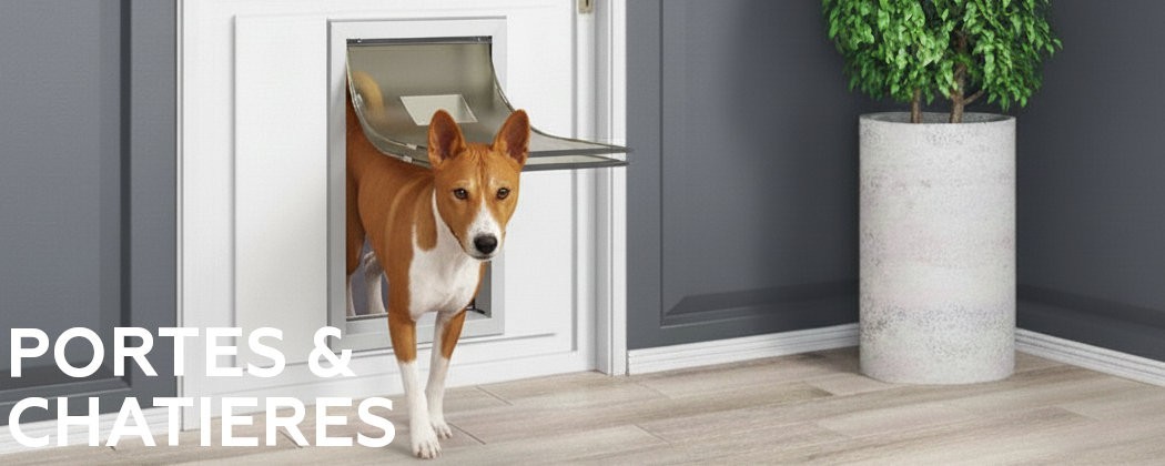 Portières, chatières - Habitat & équipements pour chien