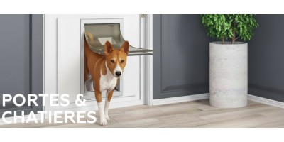 Portières, chatières - Habitat & équipements pour chien