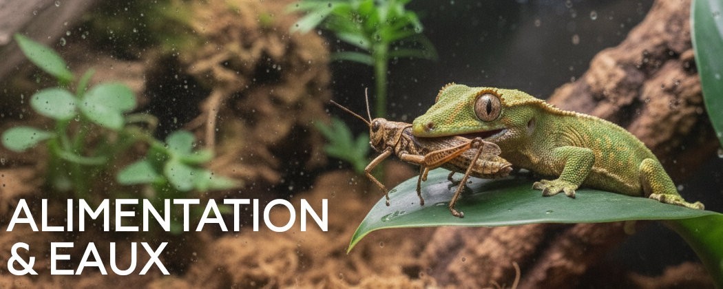 Alimentation & compléments pour terrarium