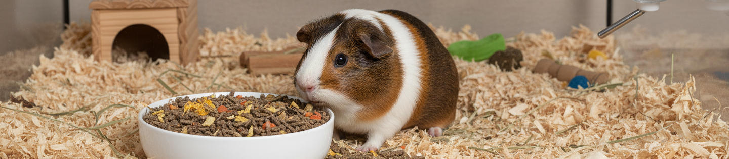 Nourriture Premium Cunipic pour cochon d'Inde avec foin, légumes et plantes