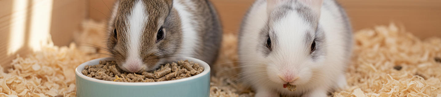 Nourriture Premium Cunipic pour jeune lapin avec foin et plantes