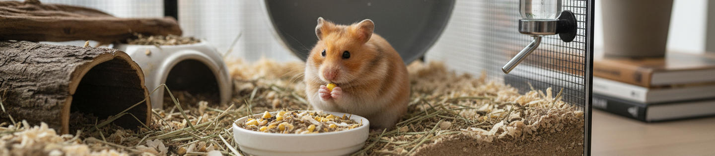 Nourriture Naturaliss Cunipic pour hamster et gerbille avec céréales, graines, fruits et foin