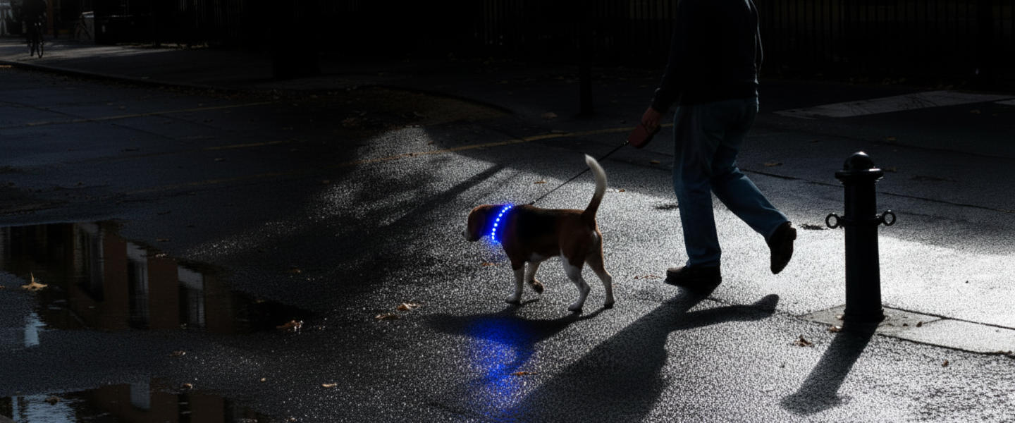 Les risques des balades nocturnes avec son chien